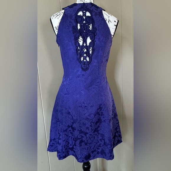 VTG 80’s Jessica McClintock Gunne Sax Swing Mini Dress Small/Medium - Picture 1 of 9